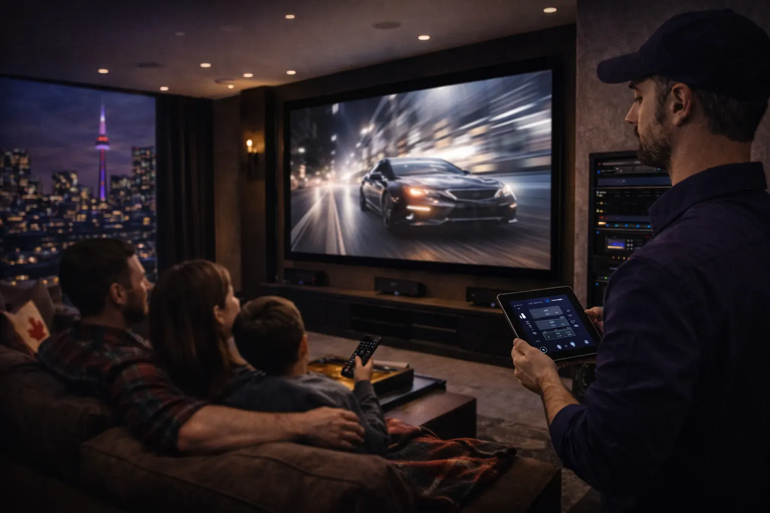 Home-theatre-installation